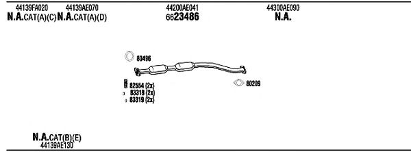 Exhaust System SUH11248
