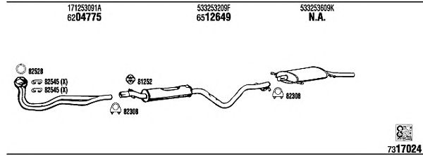Exhaust System VW35207