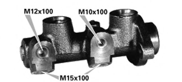 Master Cylinder, brakes MC2238