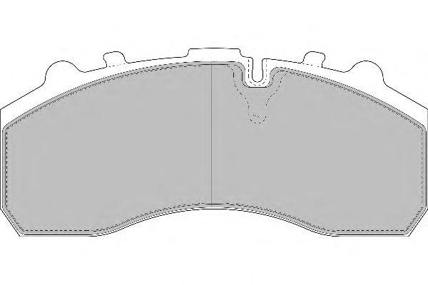 Brake Pad Set, disc brake G6910FE