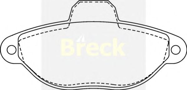 Brake Pad Set, disc brake 21436 00 702 00