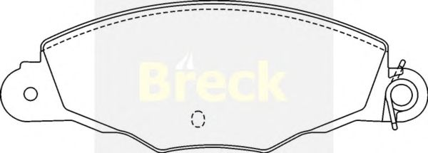 Brake Pad Set, disc brake 23135 00 W