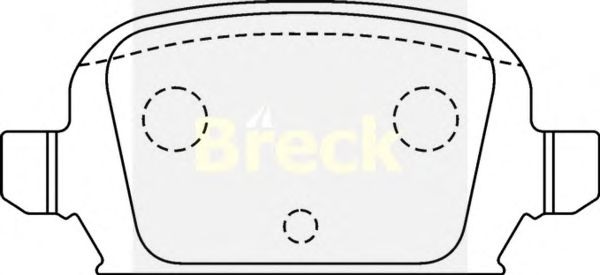 Brake Pad Set, disc brake 23284 00 W