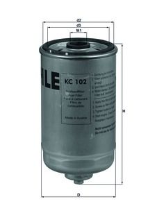 Fuel filter KC 102