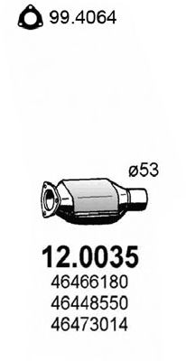 Catalytic Converter 12.0035