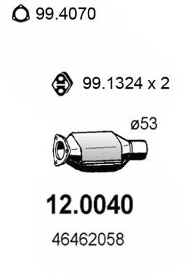 Katalysator 12.0040