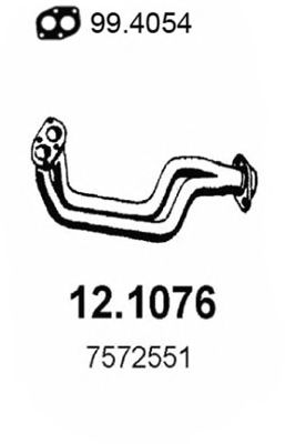Exhaust Pipe 12.1076