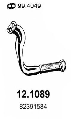 Exhaust Pipe 12.1089