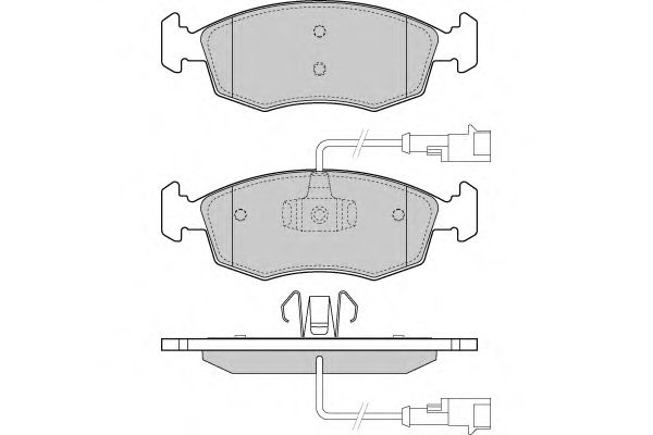 Brake Pad Set, disc brake 12-1433