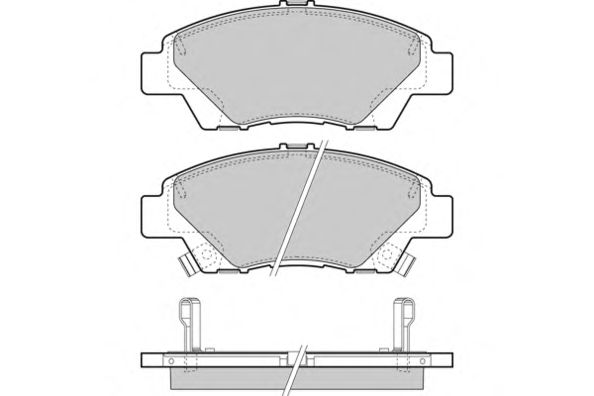 Brake Pad Set, disc brake 12-1446