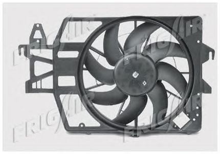 Fan, radiator 0505.1702