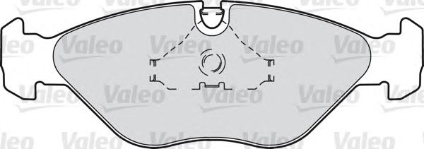 Brake Pad Set, disc brake 598269