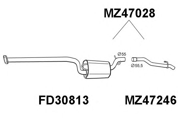 Einddemper MZ47028