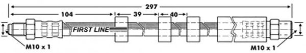 Tubo flexible de frenos FBH6872