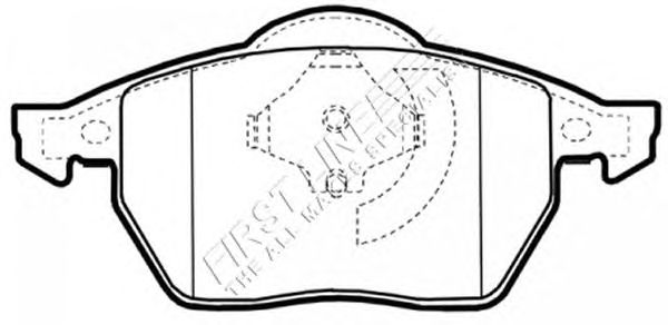 Brake Pad Set, disc brake FBP3198