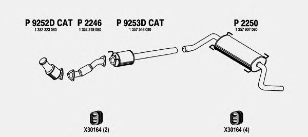 Exhaust System FI716