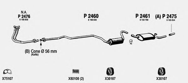 Exhaust System FO013