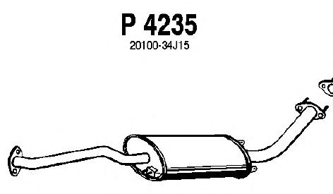 Middle Silencer P4235