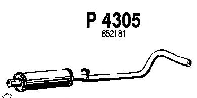 Middle Silencer P4305