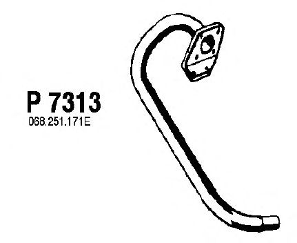Exhaust Pipe P7313