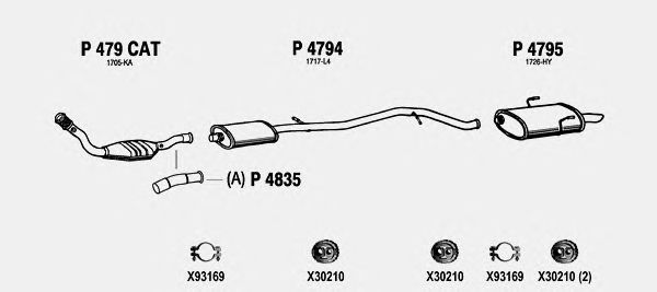 Exhaust System PE411