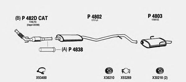 Exhaust System PE418