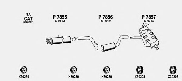 Exhaust System VO708