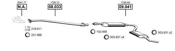 Exhaust System CI091570