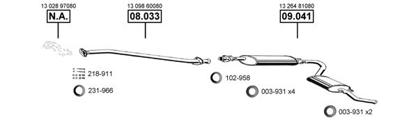Exhaust System FI160950