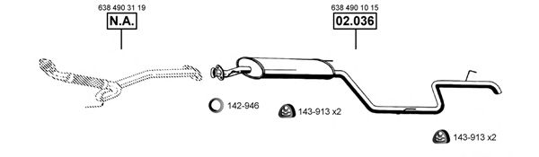 Exhaust System ME012595