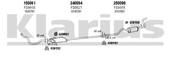 Exhaust System 361076E