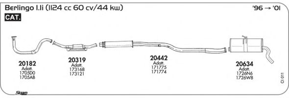 Exhaust System CI011