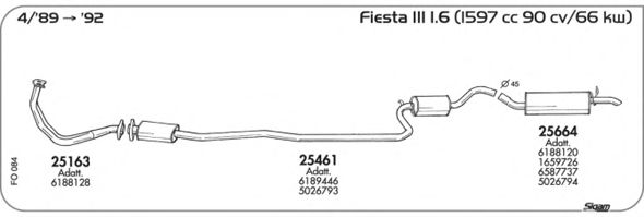 Exhaust System FO084