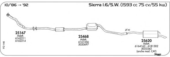 Exhaust System FO146