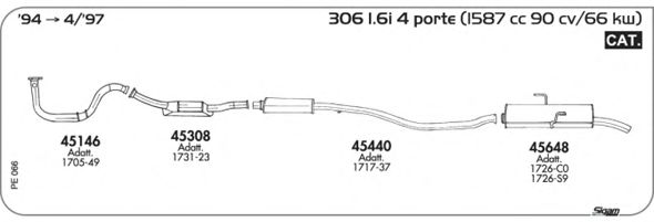 Exhaust System PE066