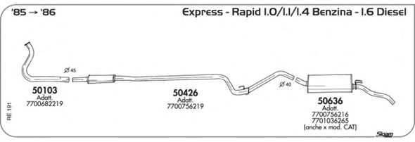 Exhaust System RE191