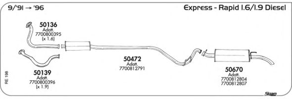Exhaust System RE198