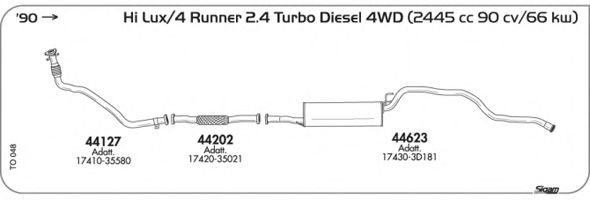 Exhaust System TO048