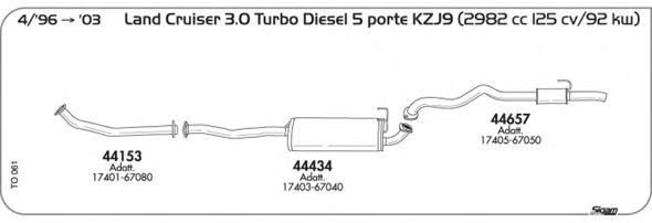 Exhaust System TO061
