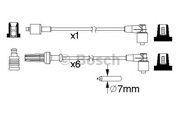 Ignition Cable Kit 0 986 357 219