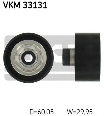 Deflection/Guide Pulley, v-ribbed belt VKM 33131