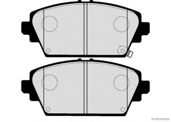 Brake Pad Set, disc brake J3604047