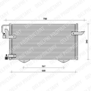 Condensador, ar condicionado TSP0225010