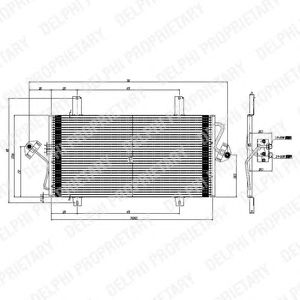Condensator, airconditioning TSP0225535