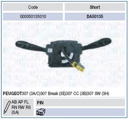 Steering Column Switch 000050135010