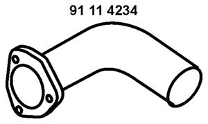 Exhaust Pipe 91 11 4234