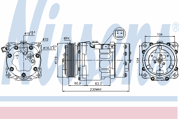 Compressor, ar condicionado 89032