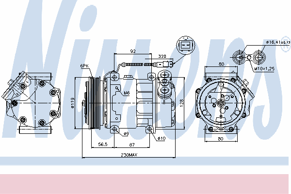 Compressor, airconditioning 89047