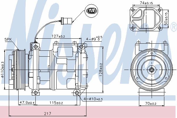 Compressor, airconditioning 89147