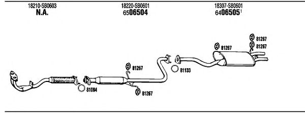 Exhaust System HO60023